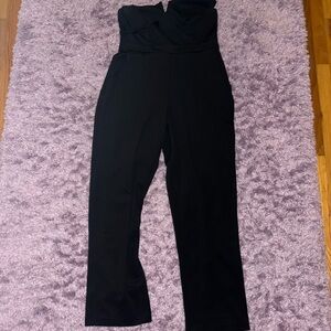 Teeze Me Black Strapless Jumpsuit